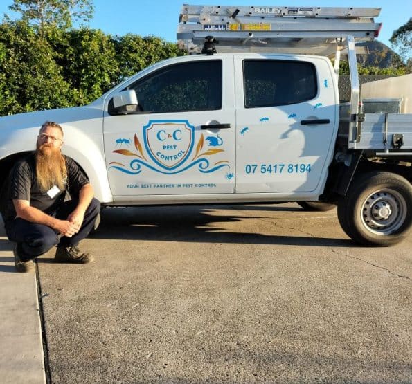 Gympie Pest Extermination: German Cockroaches | Jamie and his bug busting truck