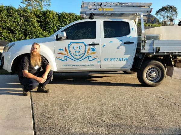 Gympie Pest Extermination: German Cockroaches | Jamie and his bug busting truck