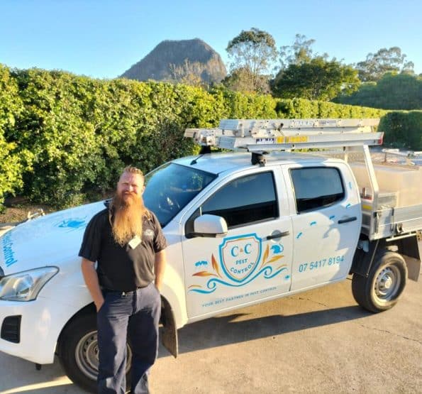 Buderim Termite Treatment by Jamie and his bug-busting truck